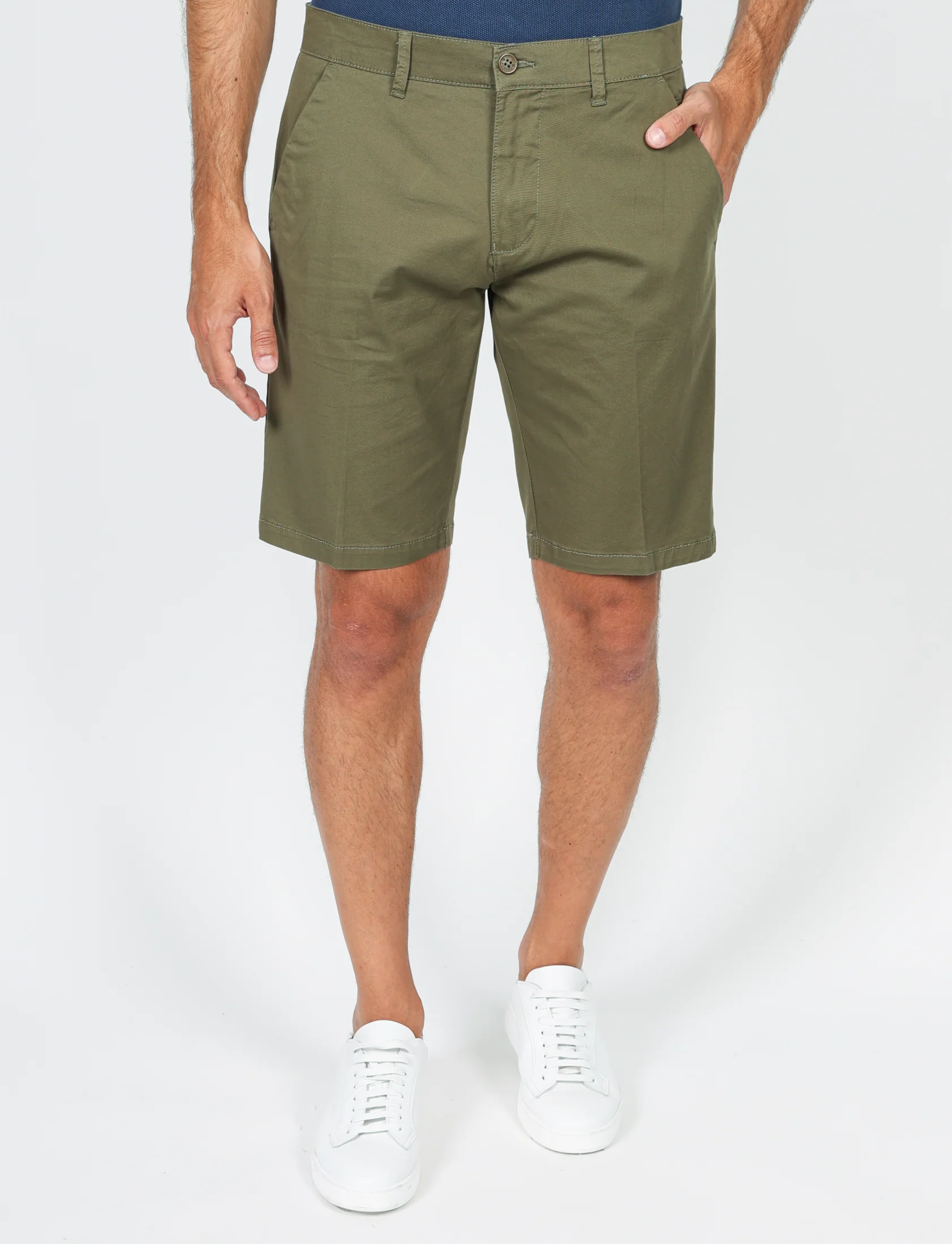 Bermuda in cotone twill - Image 10