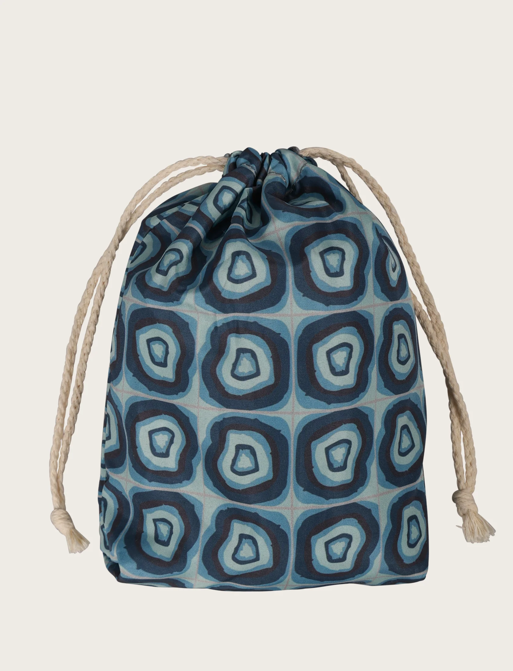 Costume da bagno fantasia geometrica blu - Image 5