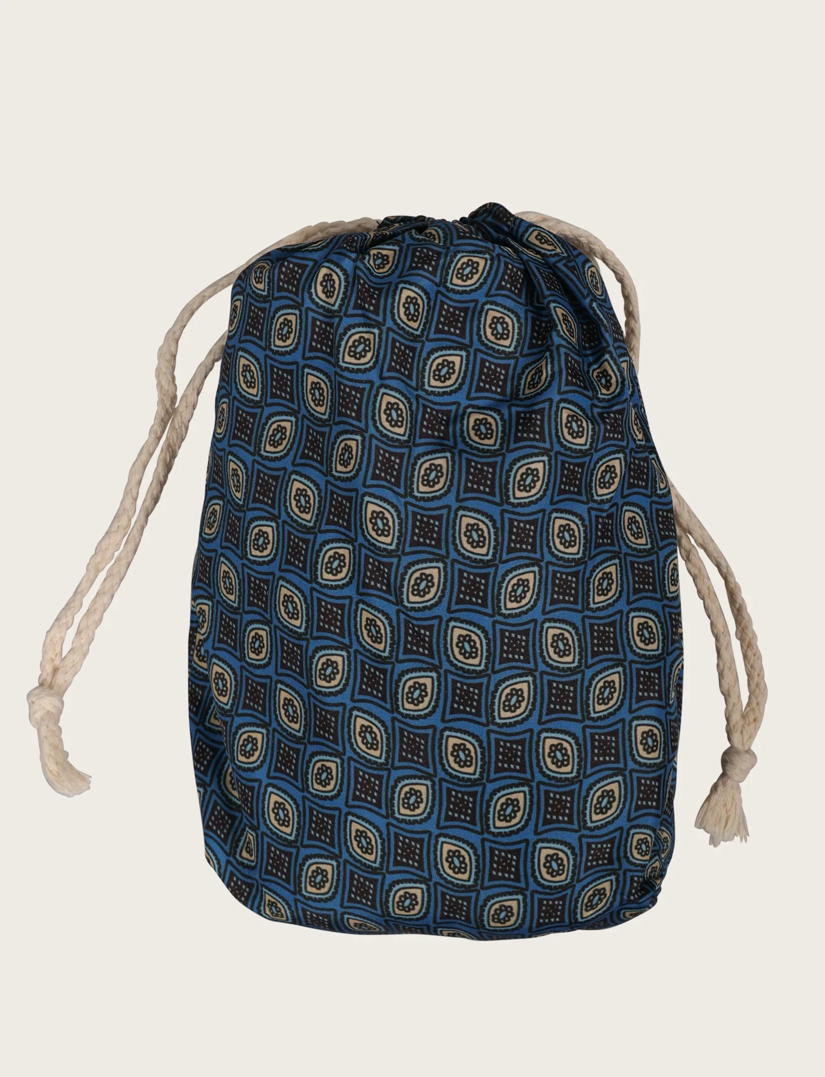 Costume da bagno fantasia geometrica blu petrolio - Image 5