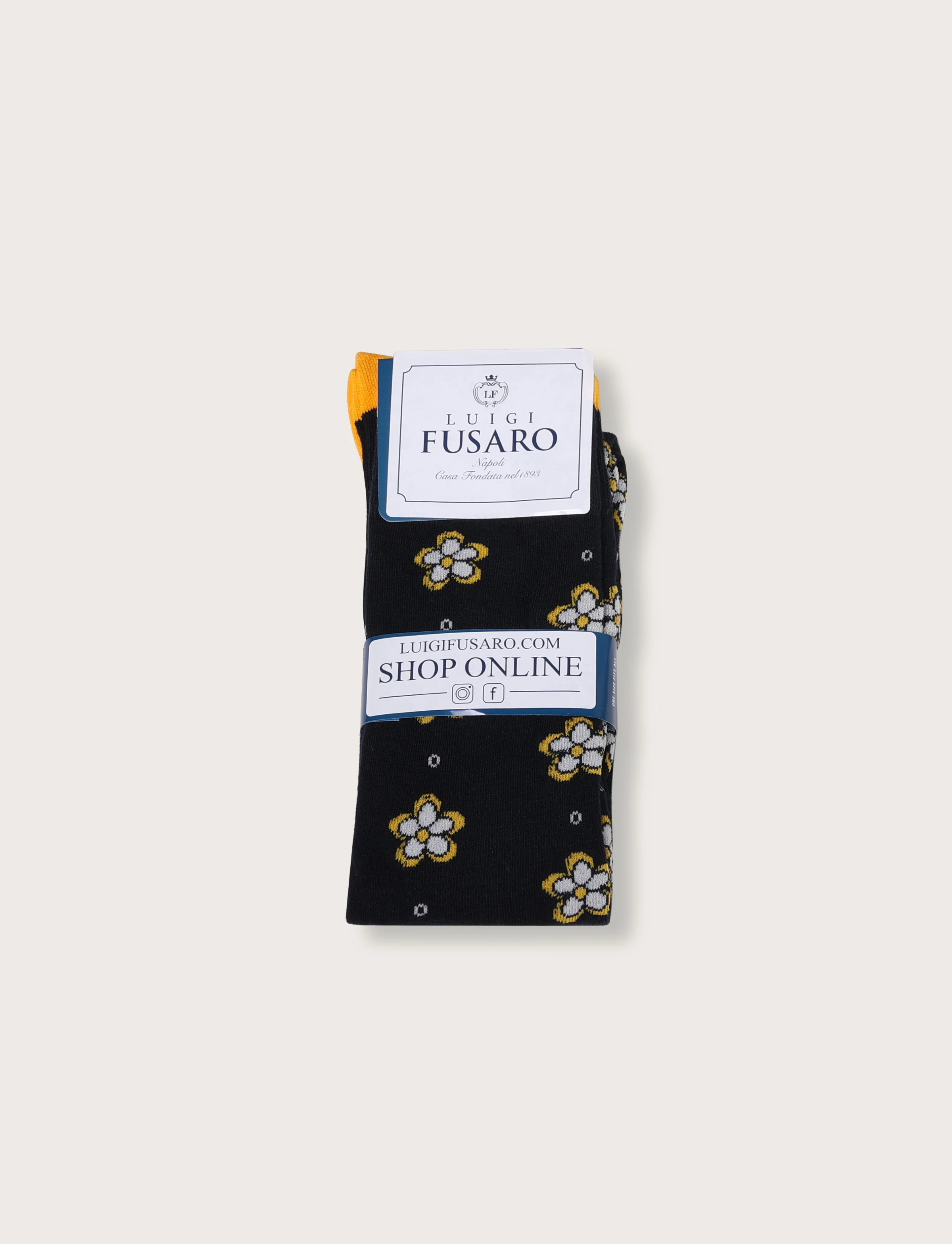 Calzini in cotone fantasia a fiori - Image 3