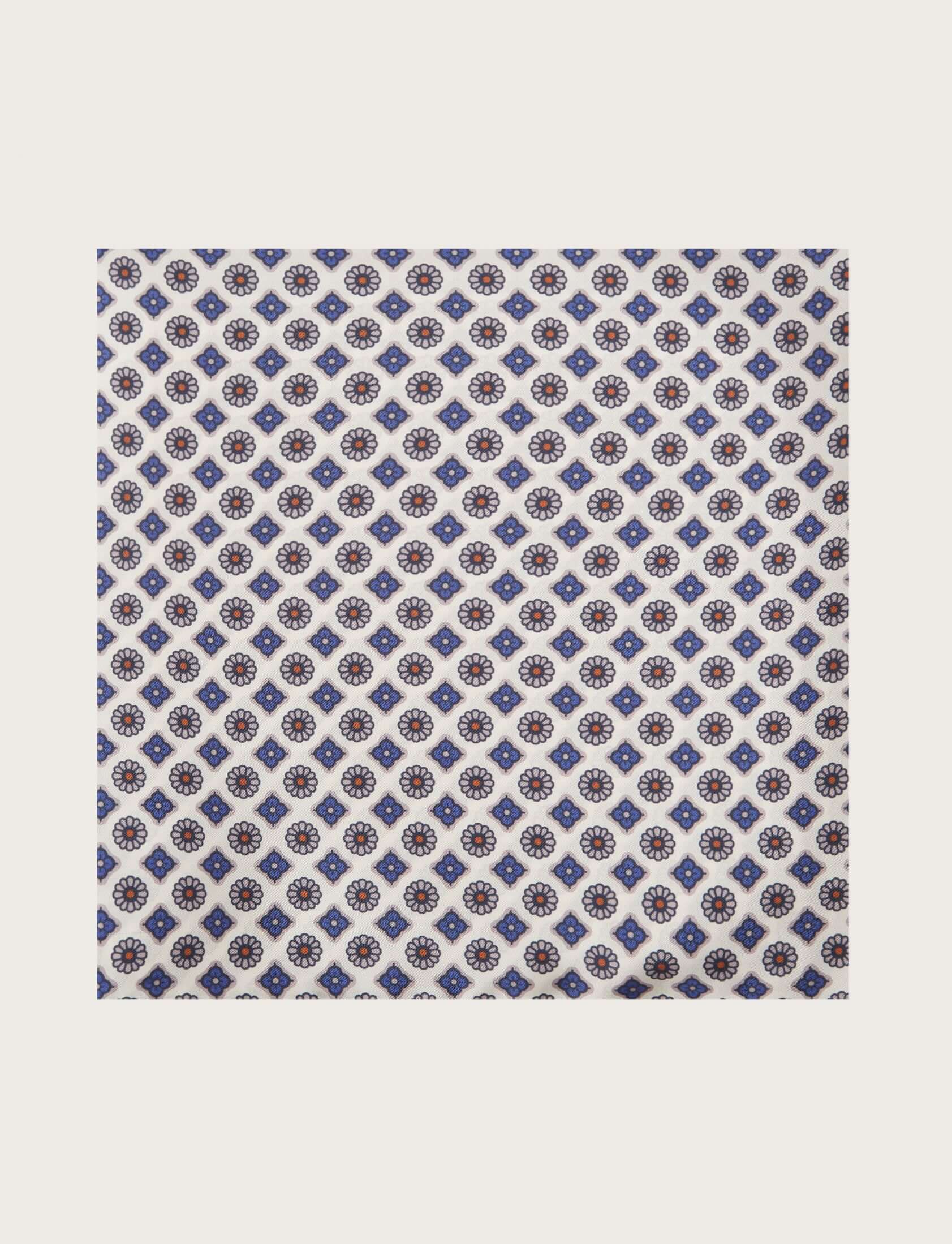 Foulard in seta fantasia geometrica moderna - Image 5