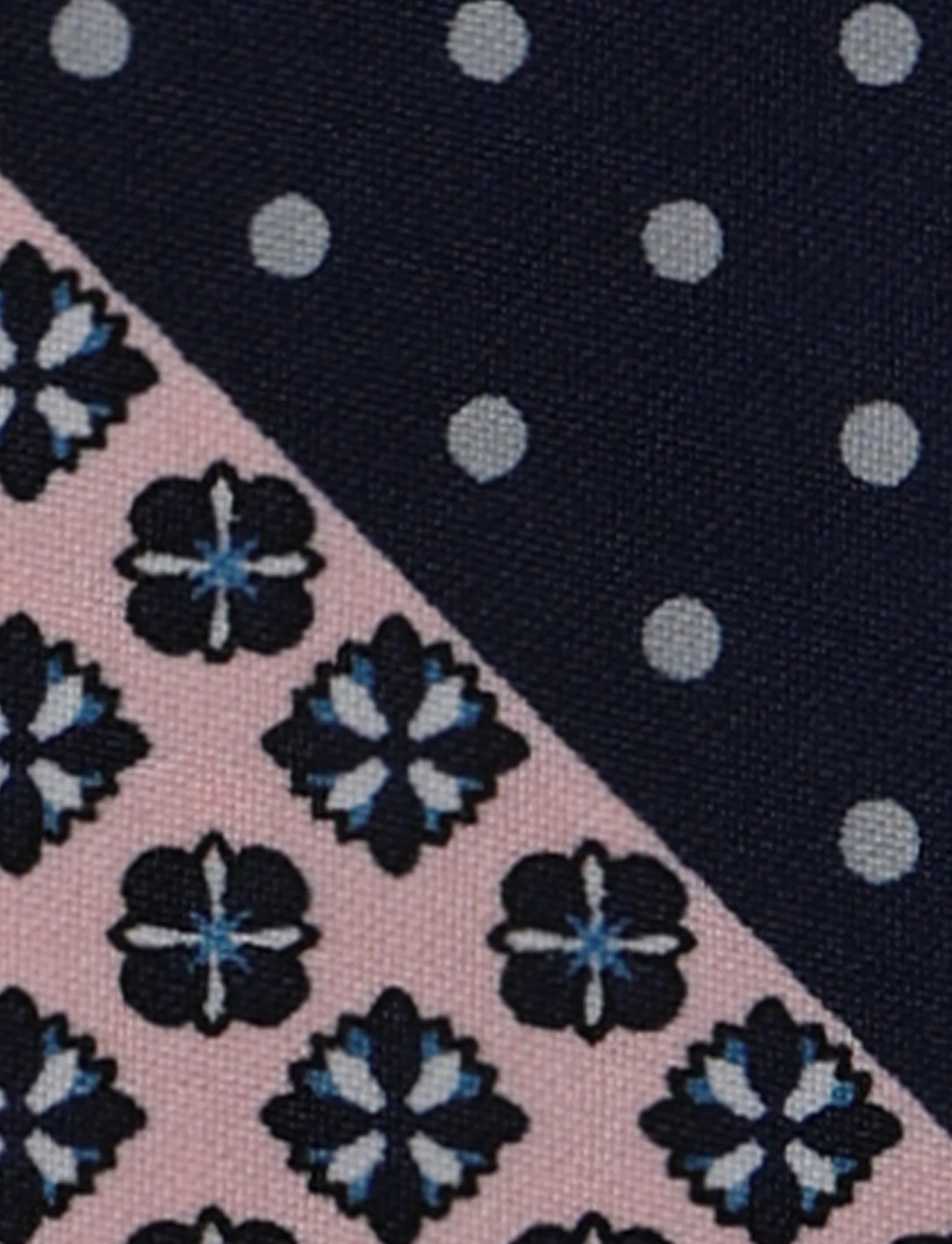 Pochette fantasia floreale e pois - Image 8